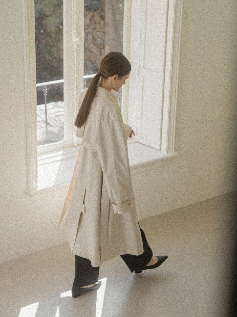 BERTNEY TRENCH COAT_L/BEIGE