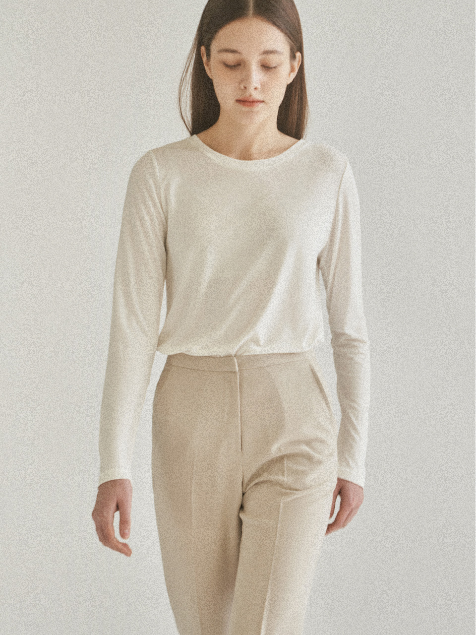 SOFT ROUND T-SHIRT_IVORY