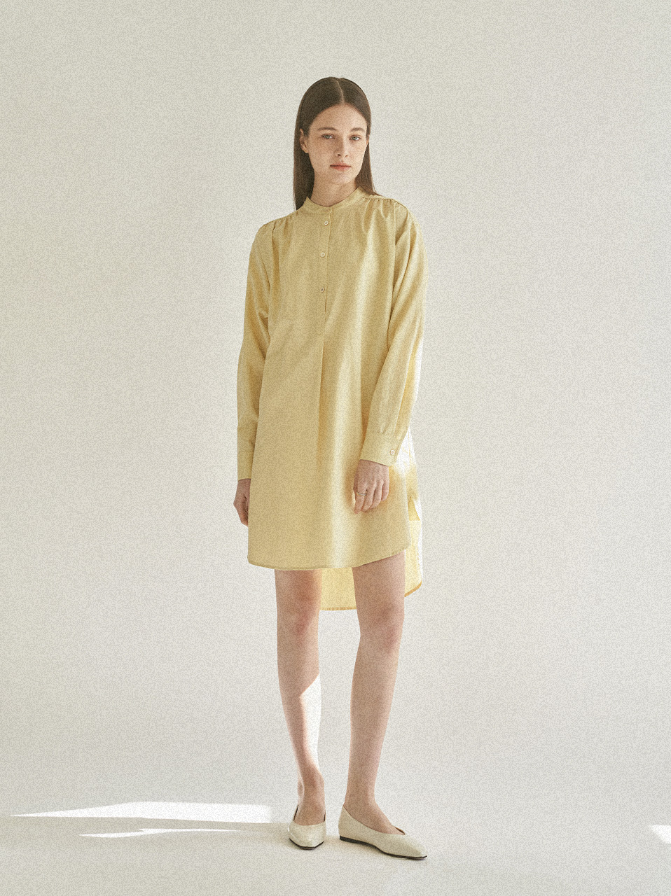 NUA COTTON DRESS_YELLOW