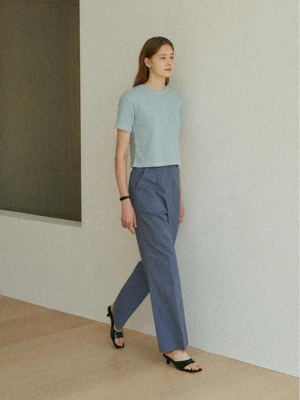 SEMI WIDE COTTON LINEN PANTS_BLUE