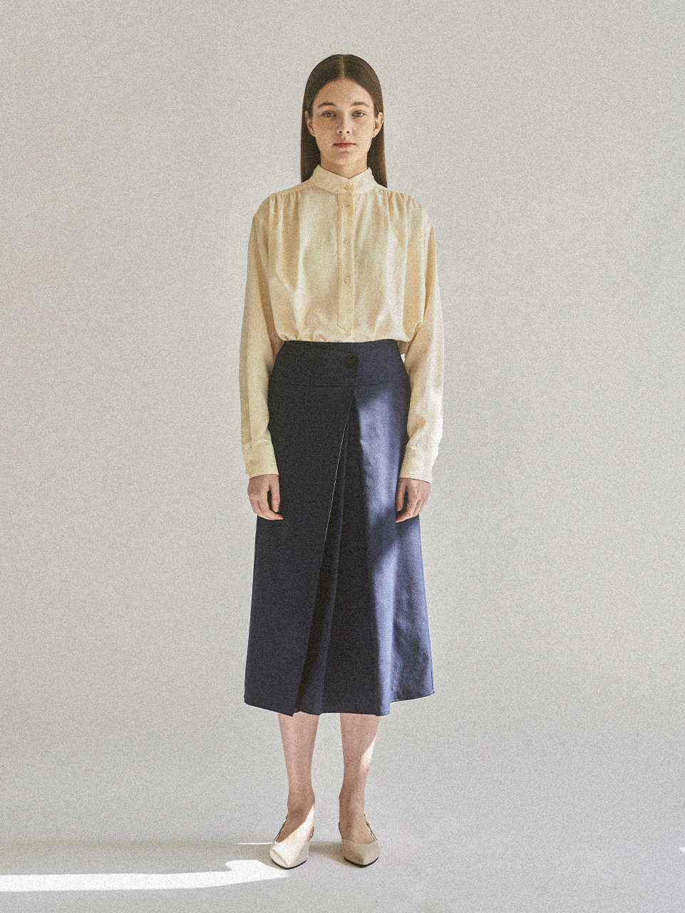 MONIA MIDI SKIRT_NAVY